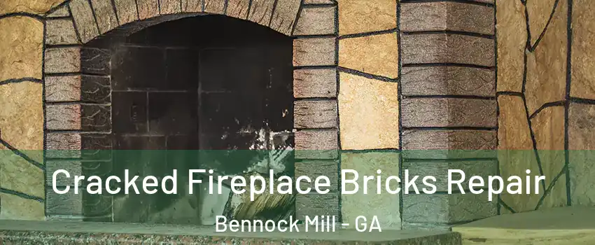 Cracked Fireplace Bricks Repair Bennock Mill - GA