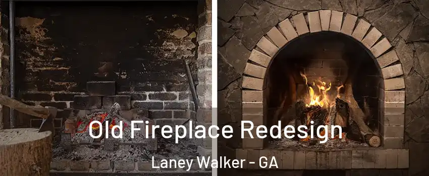 Old Fireplace Redesign Laney Walker - GA