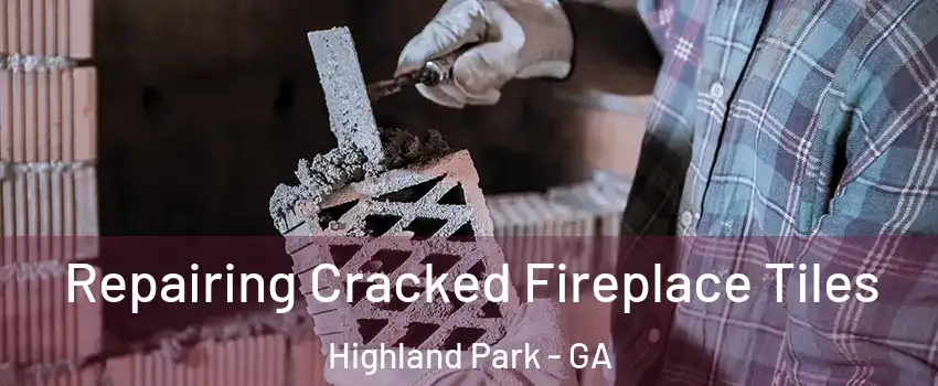 Repairing Cracked Fireplace Tiles Highland Park - GA